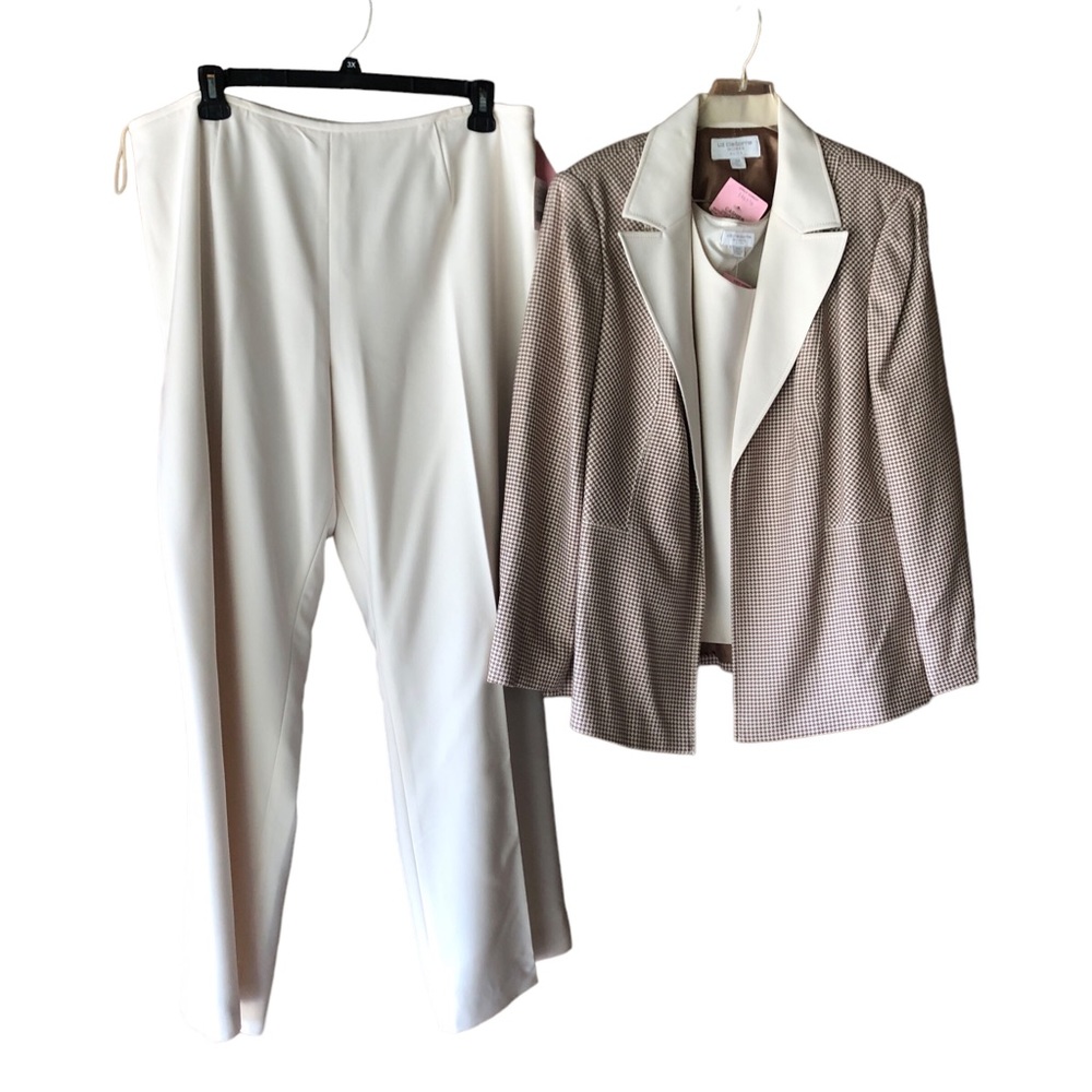 LIZ CLAIBORNE Woman 3-Piece Mushroom Combo In Reel Time Suit Size 22W NWT $320